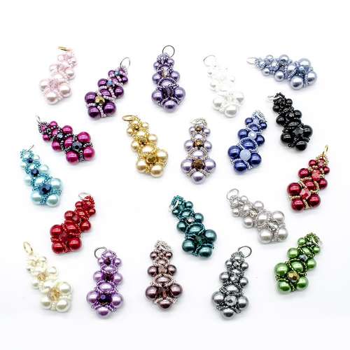 Victoria Pendant 20 colour bundle jewelry making kit — DIY set with beads and instructions for creating handmade jewelry