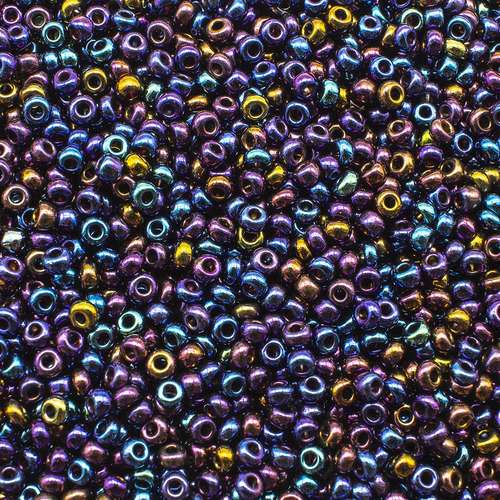 size 12 FGB glass seed beads 50g — 50g pack, ideal for bead weaving, embroidery, and jewelry making