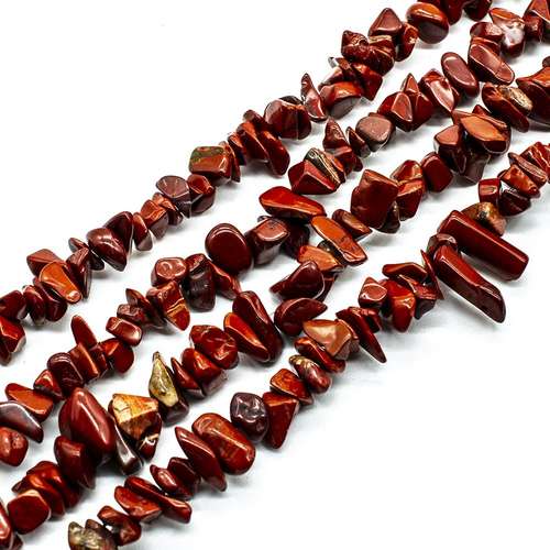 resin druzy bead red jasper 32" string — sparkling cabochon-style stone ideal for jewelry making, pendants, and craft designs