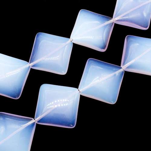 Opal Lilac Large Square - 30mm