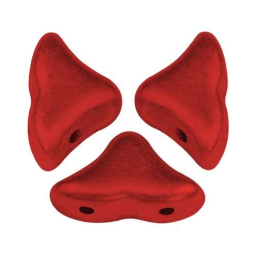 Helios Puca Beads 10g - Met Mat Red