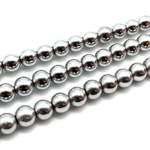 10mm hematite beads — for jewelry making, crafting, and beadwork projects