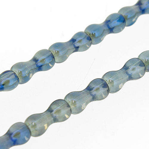 crystal beads electric blue — faceted for jewelry making and beadwork