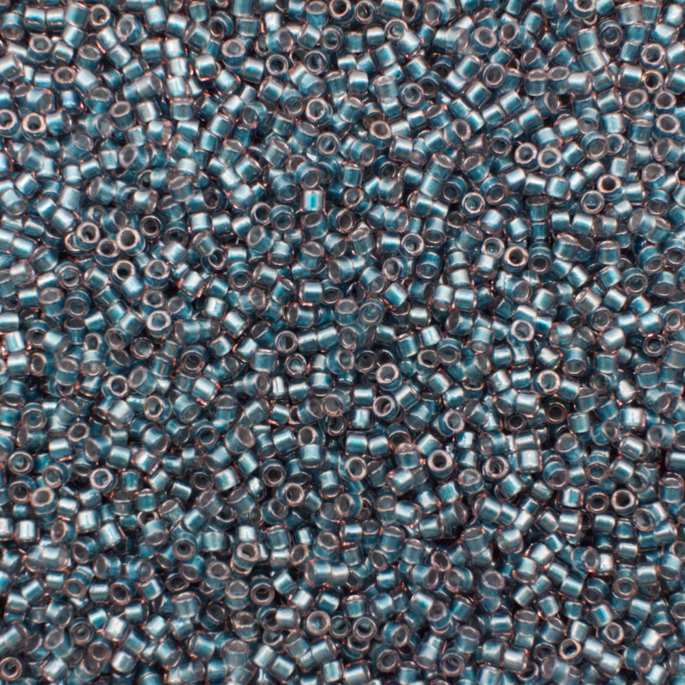 Toho Treasure Size 11 5g - Inside-Colour Crystal/Metallic Blue-Lined