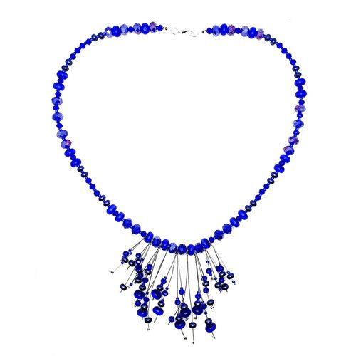 Fringe Jewellery blue jewelry making kit — DIY set with beads and instructions for creating handmade jewelry