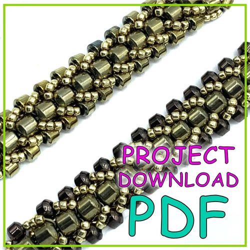 Hematite Flat Spiral Bracelet - Download Instructions