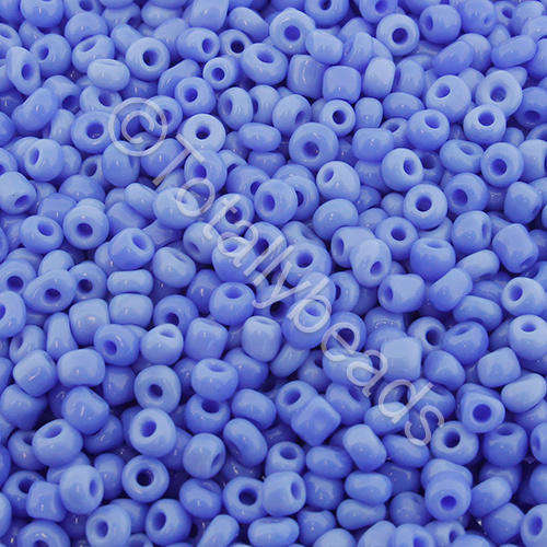 Seed Beads Opaque Blue - Size 8 100g