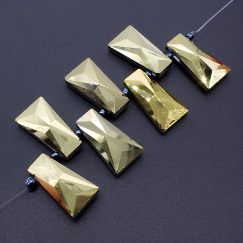 30mm crystal beads champagne gold b — faceted for jewelry making and beadwork