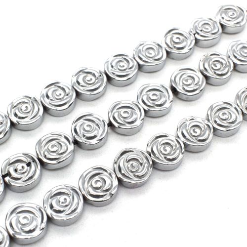 8mm hematite beads — for jewelry making, crafting, and beadwork projects