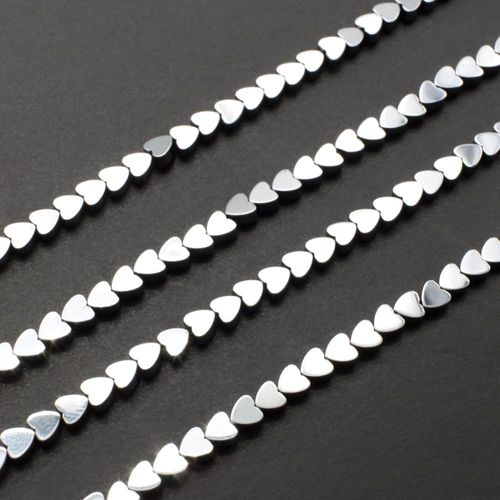 4mm hematite beads — for jewelry making, crafting, and beadwork projects
