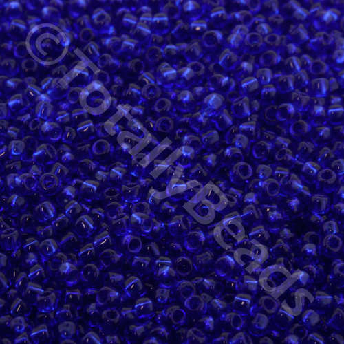 Toho Size 11 Seed Beads 10g - Transparent Cobalt