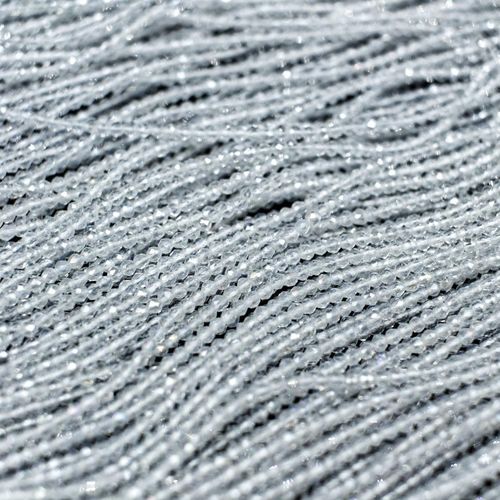 1.5mm crystal beads crystal ab — AB finish, faceted for jewelry making and beadwork