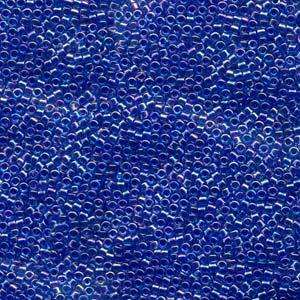 size 11 Miyuki Delica seed beads lined blue violet ab db063 5g — 5g pack, premium Japanese cylinder beads perfect for bead weaving, embro…