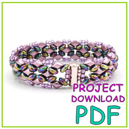 Marylin Beaded Bracelet PDF Download for jewellery making