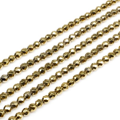 3mm hematite beads — for jewelry making, crafting, and beadwork projects