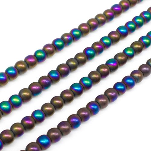 4mm hematite beads — for jewelry making, crafting, and beadwork projects
