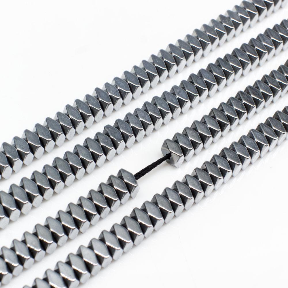 4x2mm hematite beads — for jewelry making, crafting, and beadwork projects