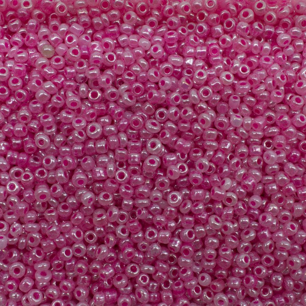 Seed Beads Pearl Shine Violet Size 11 100g 2mm for jewellery making