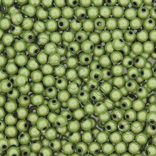 4mm Miracle acrylic round beads 4mm round lime green 120pcs — pack of 120, reflective 3D-effect beads ideal for jewelry making, crafts, a…