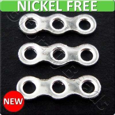 Iron Spacer Bar 3-hole - 30pcs
