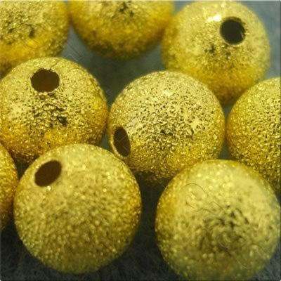 Stardust Beads - Gold - 4mm 12 pcs