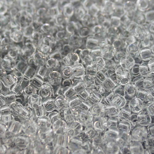 Toho Size 8 Seed Beads 10g - Transparent Crystal