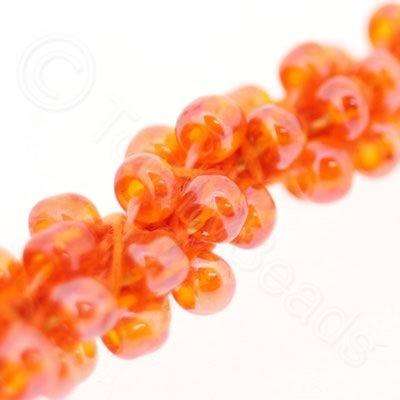Design Cord 6mm - Orange Luster - 1metre