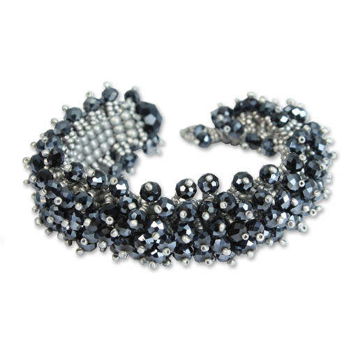 Evelyn Bracelet Bead Pack midnight bracelet making kit — DIY set with beads and instructions for creating handmade jewelry
