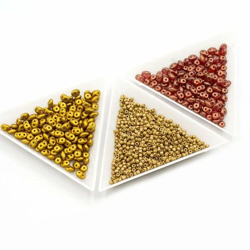 BC 2023 WK 11 : SuperDuo Bracelet Cardinal Peach 5x2mm for jewellery making