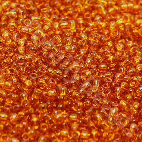 Toho Size 11 Seed Beads 10g - Transparent Topaz