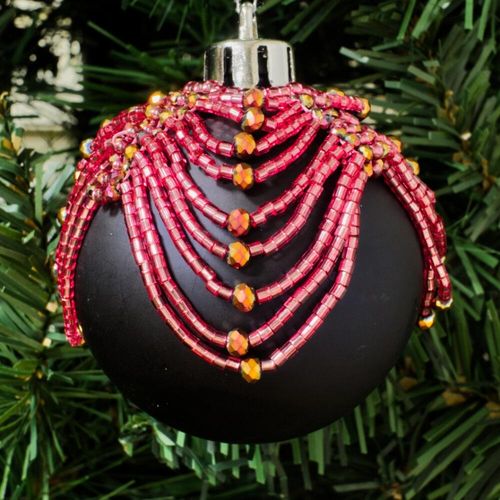 Lillian Bauble Zoom 28/3 mauve jewelry making kit — DIY set with beads and instructions for creating handmade jewelry