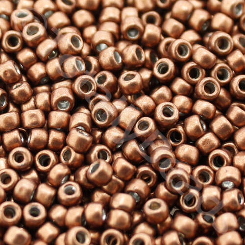 Toho Size 8 Seed Beads 10g - Hybrid Met Dusty Cedar