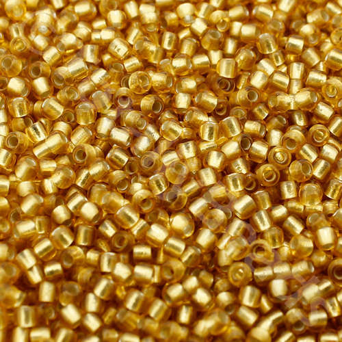 Toho Size 11 Seed Beads 10g - Silver Frost Dk Topaz