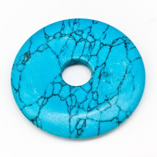 50mm resin druzy bead doughnut 50mm — sparkling cabochon-style stone ideal for jewelry making, pendants, and craft designs