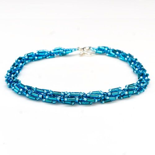 Helix Bugle Bracelets (6) caribbean bracelet making kit — DIY set with beads and instructions for creating handmade jewelry