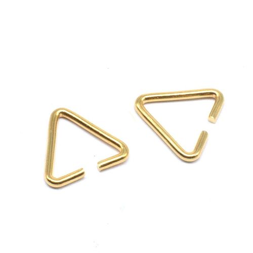 Triangle Wire Bail 15mm Gold Plated for jewellery making