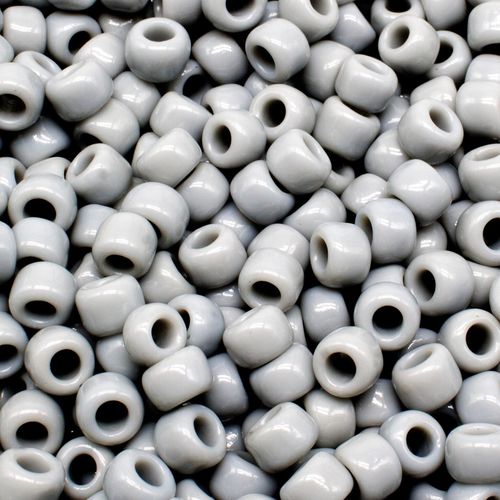 Toho Size 3 Seed Beads 10g Opq. Gray 5 x 4mm for jewellery making