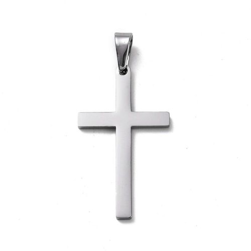 Stainless Steel Cross 42mm for jewellery making