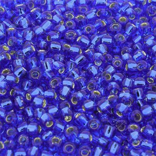 Toho Size 6 Seed Beads 10g - Silver Lined Sapphire