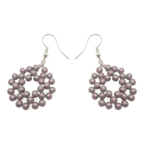 Simone Satin Earrings 3 Pairs vintage earring making kit — DIY set with beads and instructions for creating handmade jewelry
