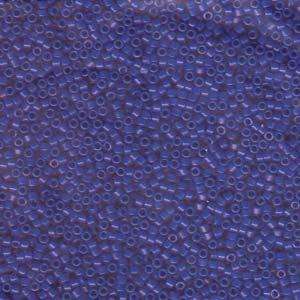 size 11 Miyuki Delica seed beads opaque dark blue db726 5g — 5g pack, premium Japanese cylinder beads perfect for bead weaving, embroider…