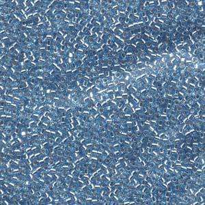 size 11 Miyuki Delica seed beads silver lined light blue db044 5g — 5g pack, premium Japanese cylinder beads perfect for bead weaving, em…