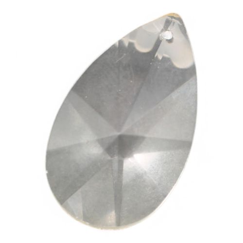 Crystal Pendant Drop 38mm Champagne for jewellery making