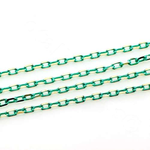Coloured Jewellery Chain - Green