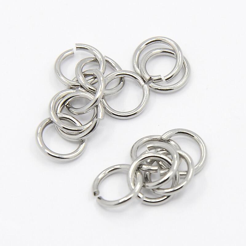 Stainless Steel Jump Rings 7mm 70pcs for jewellery making