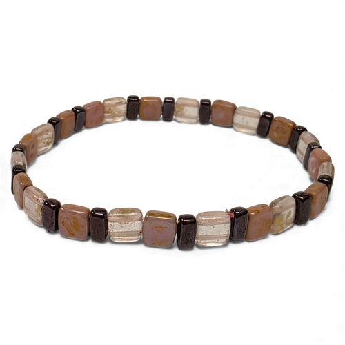 Tina Tile Bracelets x2 Amethyst for jewellery making