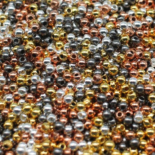 Acrylic Round Beads 3mm 5000pcs Mixed for jewellery making