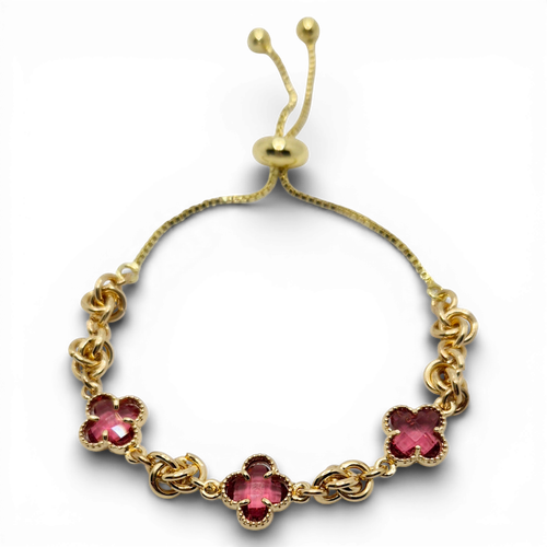 Clover Slider Bracelet Rose for jewellery making