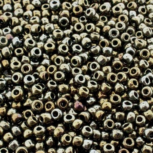 Toho Size 6 Seed Beads 10g Metallic Iris Brown 9mm for jewellery making