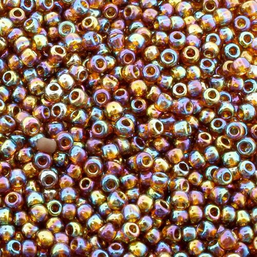 Toho Size 11 Seed Beads 10g Trans Rainbow Smoky Topaz 6mm for jewellery making